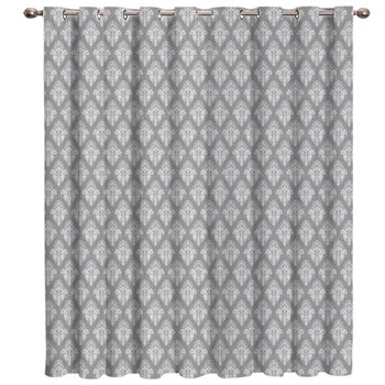 

Classical Baroque Abstract Flowers Living Room Outdoor Fabric Decor Kids Window Treatment Ideas Window Curtain Panels Curtains