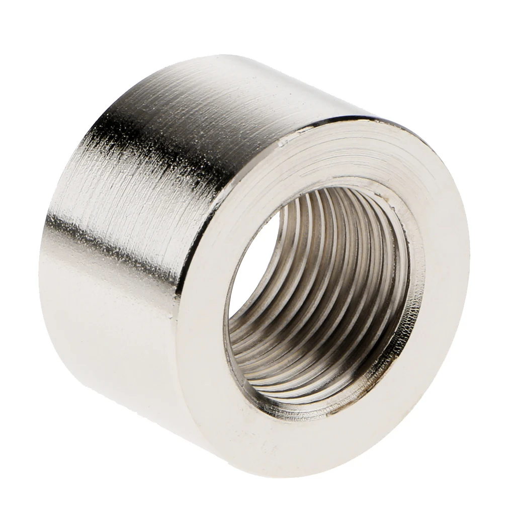 Exhaust Weld Bungs Stainless Steel for Standard Size O2 Sensors Universal Weld-On Silver