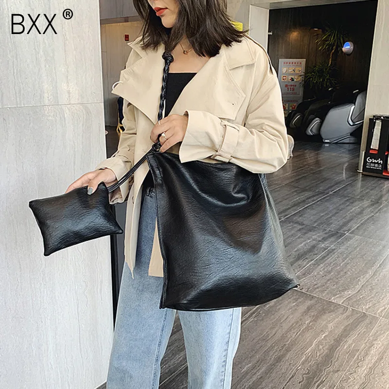 

[BXX] Women's Single Shoulder Crossbody Bag 2019 Autumn Brand Designer Large Capacity Composite Bag Messenger Package HI363