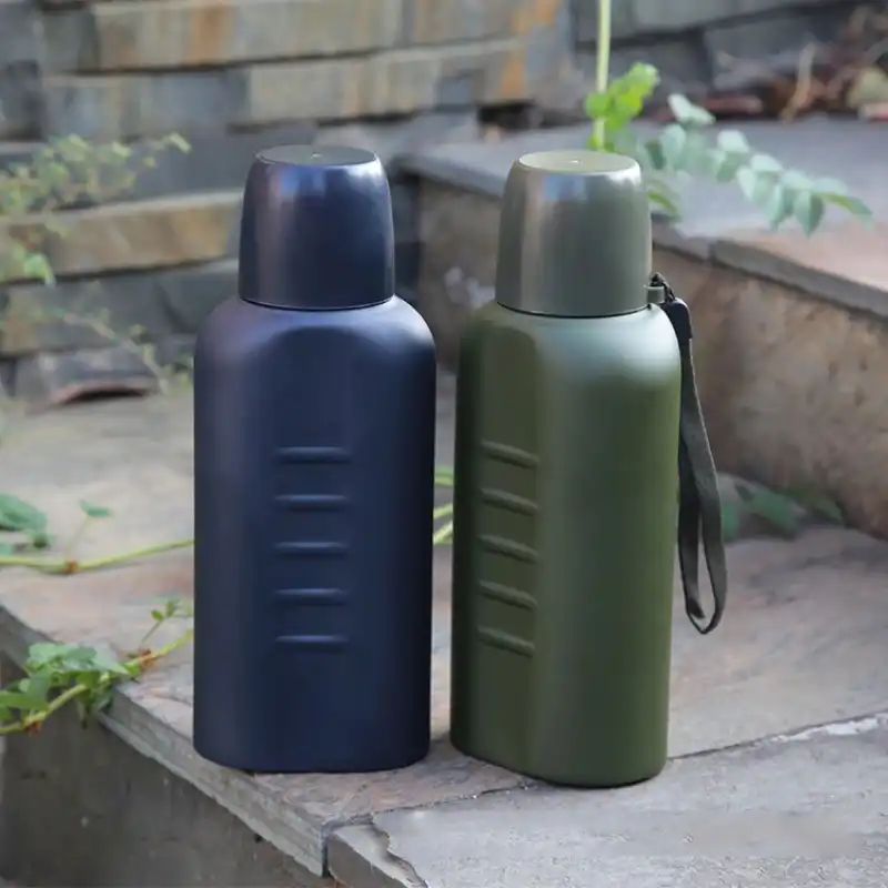flat thermos flask