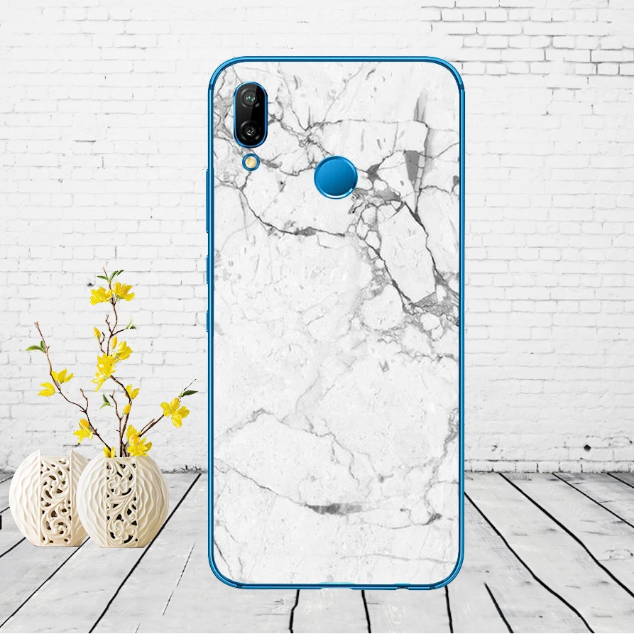 44DD мраморный камень Мягкий силиконовый чехол для Huawei P9 P10 P20 P30 Lite mate 10 20 PRO lite p smart чехол