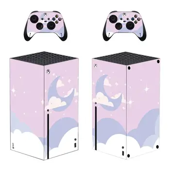

Starry Sky Cloud Skin Sticker Decal Cover for Xbox Series X Console and 2 Controllers Xbox Series X Skin Sticker Vinyl