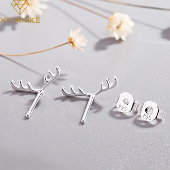 

XIYANIKE 925 Sterling Silver Hot Sale Korean Style Animal Stud Earrings Fashion Simple Irregular Ear Jewelry For Christmas Gift