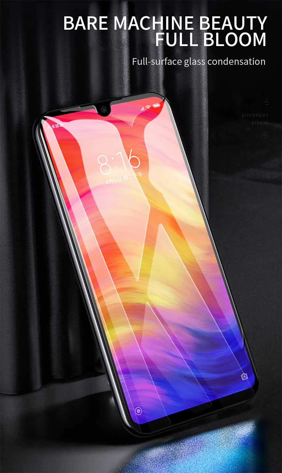 20D полное покрытие из закаленного стекла для Xiaomi Redmi 7 Защита экрана защитное стекло es для Xiaomi Redmi Note 7 стеклянная пленка