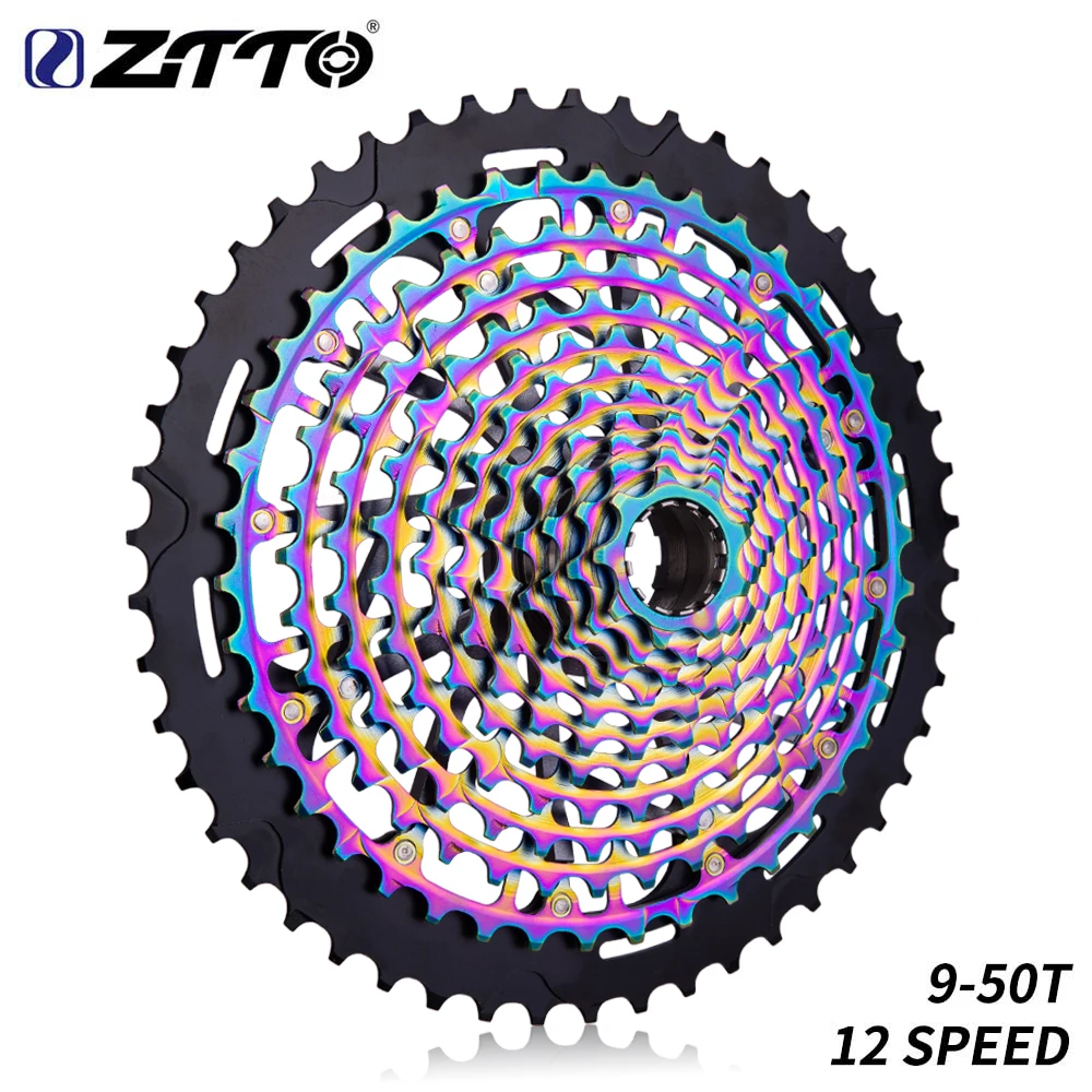 #^Special Price ZTTO MTB 12S 9T Cassette Ultimate12S 9-50T XD Cassette Rainbow K7 375g 12V ULT Cassette Ultralight sprocket #^Special Price ZTTO MTB 12S 9T Cassette Ultimate12S 9-50T XD Cassette Rainbow K7 375g 12V ULT Cassette Ultralight sprocket