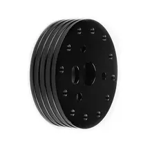 Адаптер рулевого колеса черный интерьер алюминиевый сплав аксессуар авто 1"