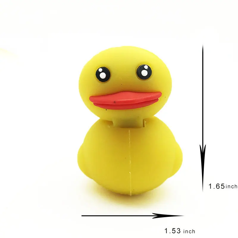 USB флеш-накопитель, флэш-диск, запоминающее устройство USB, маленькая Желтая утка, USB флеш-накопитель, 128 ГБ, 64 ГБ, 32 ГБ, 16 ГБ, 8 ГБ, 4 Гб, флешка