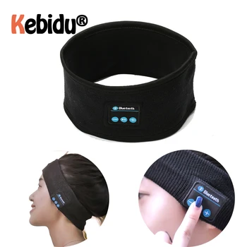 

Portable Wireless Bluetooth Headphone Sleep Yoga Headband Hat Soft Warm Sports Cap Smart Speaker Stereo Scarf Headset With Mic