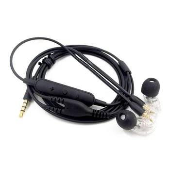 

Audio With Line Control Copper Wire Call Function Aux 120 Cm Earphone Cable Replacement MMCX Portable Electronic For Shure SE215