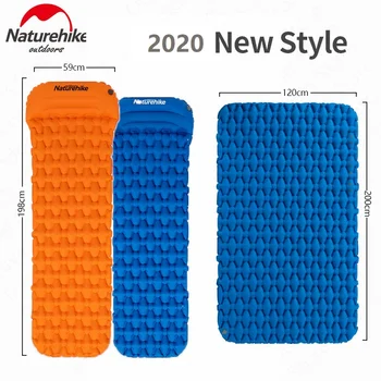 

Naturehike Outdoor Camping Mat Inflatable Bag 1 2 Person Tent Sleeping Pad Ultralight Portable Picnic Air Mat Camping Picnic Pad
