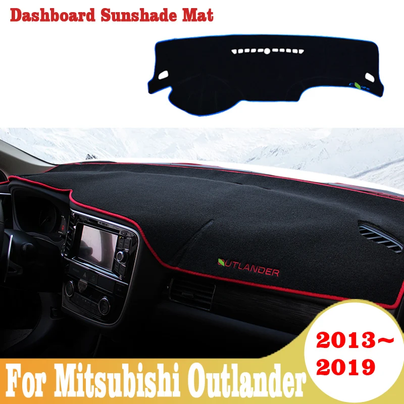 Для Mitsubishi Outlander 2013-2019 приборной панели автомобиля Крышка Тире коврик приборная
