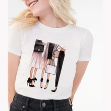 Женская одежда, хлопок, уличная одежда, Kawaii, эстетическая футболка, графические футболки для женщин, 90 s, корейские готические топы, плюс размер, S85