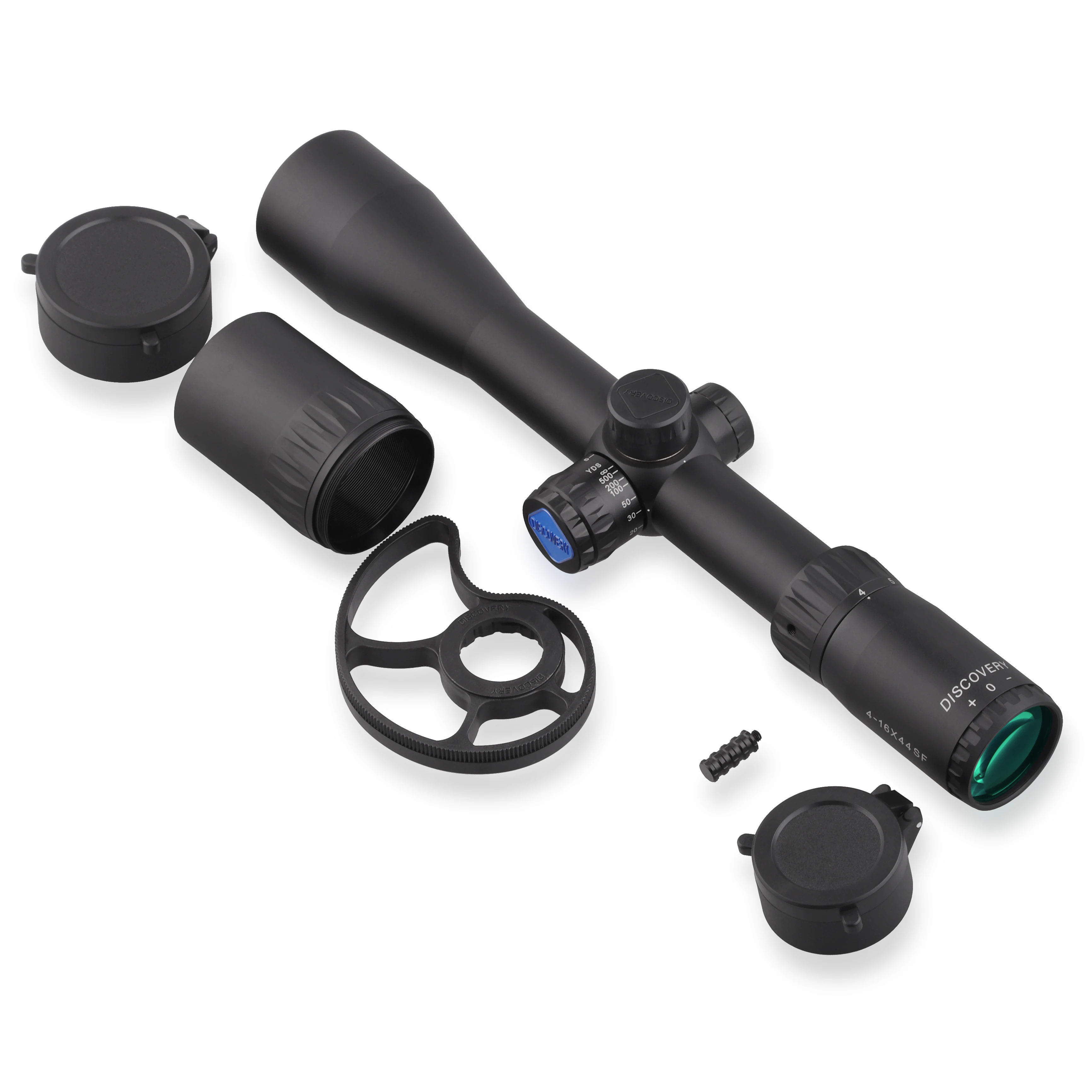 Ceny Luneta 4 16X44 Discovery lunety z nowa strona koło paralaksy dla PCP karabin pneumatyczny pistolet dobre okulary wyczyść Sight Side Focus