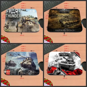 

World of Tank Customized Support Gaming Rubber Mouse Pad Aming Ear Anti-Slip Durable Mausepad for PC Optal