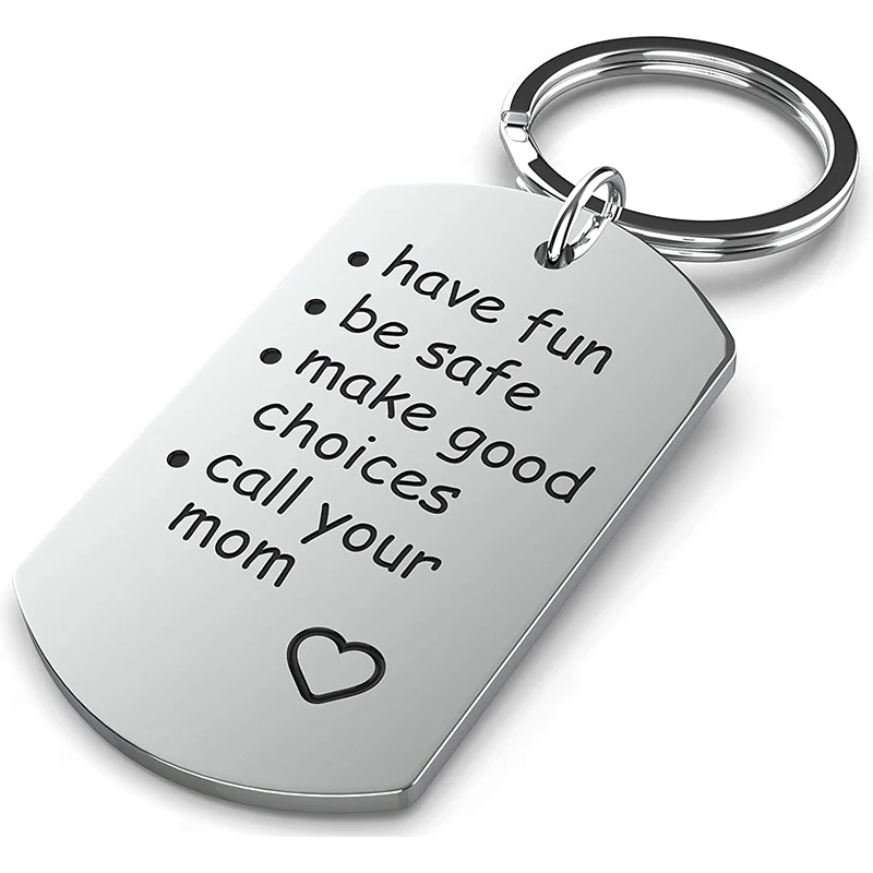 Be Safe Have Fun Make Good Choices New Driver Keychain