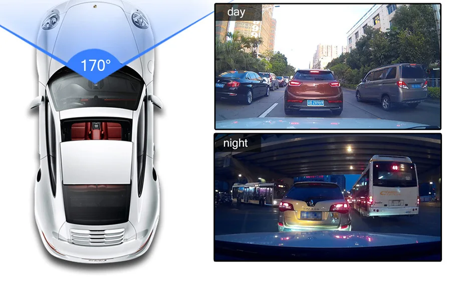 170 Degree Wide Camera Angle