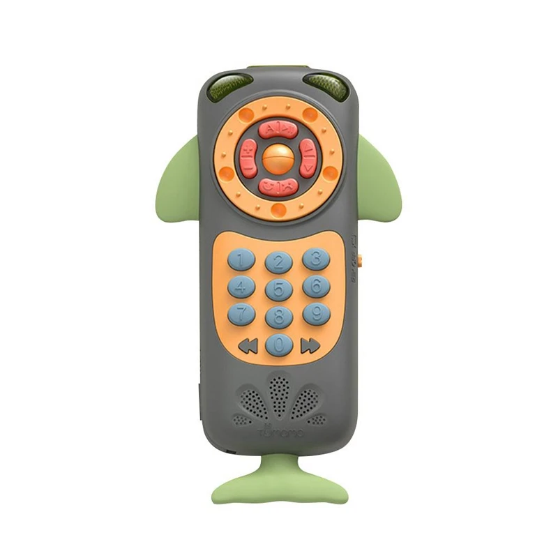 

Tumama Baby Toy Mobile Phone Baby Multi-Function Remote Control Puzzle Early Education Music Contact Screen Smart Phone Toy