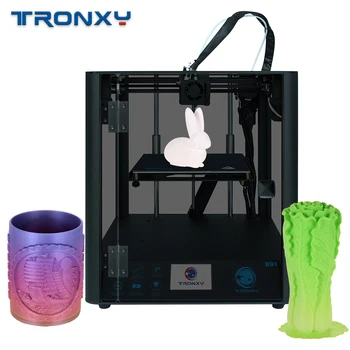 

Tronxy Industrial D01 3D Printer Silent Mainboard Linear Guide Rail Core XY Structure with Acrylic Mask 3.5in Color TouchScreen