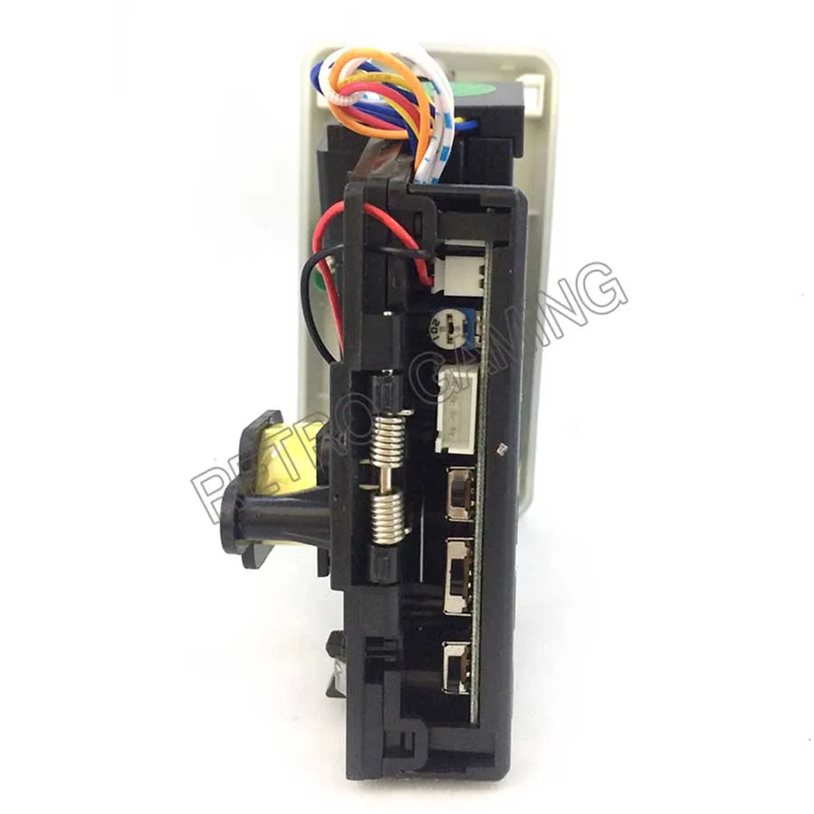 JY-133A 아케이드 동전 수납기, CPU 비교 가능 자판기, 아케이드 게임 낚시 게임 캐비닛용 LED 동전 선택기