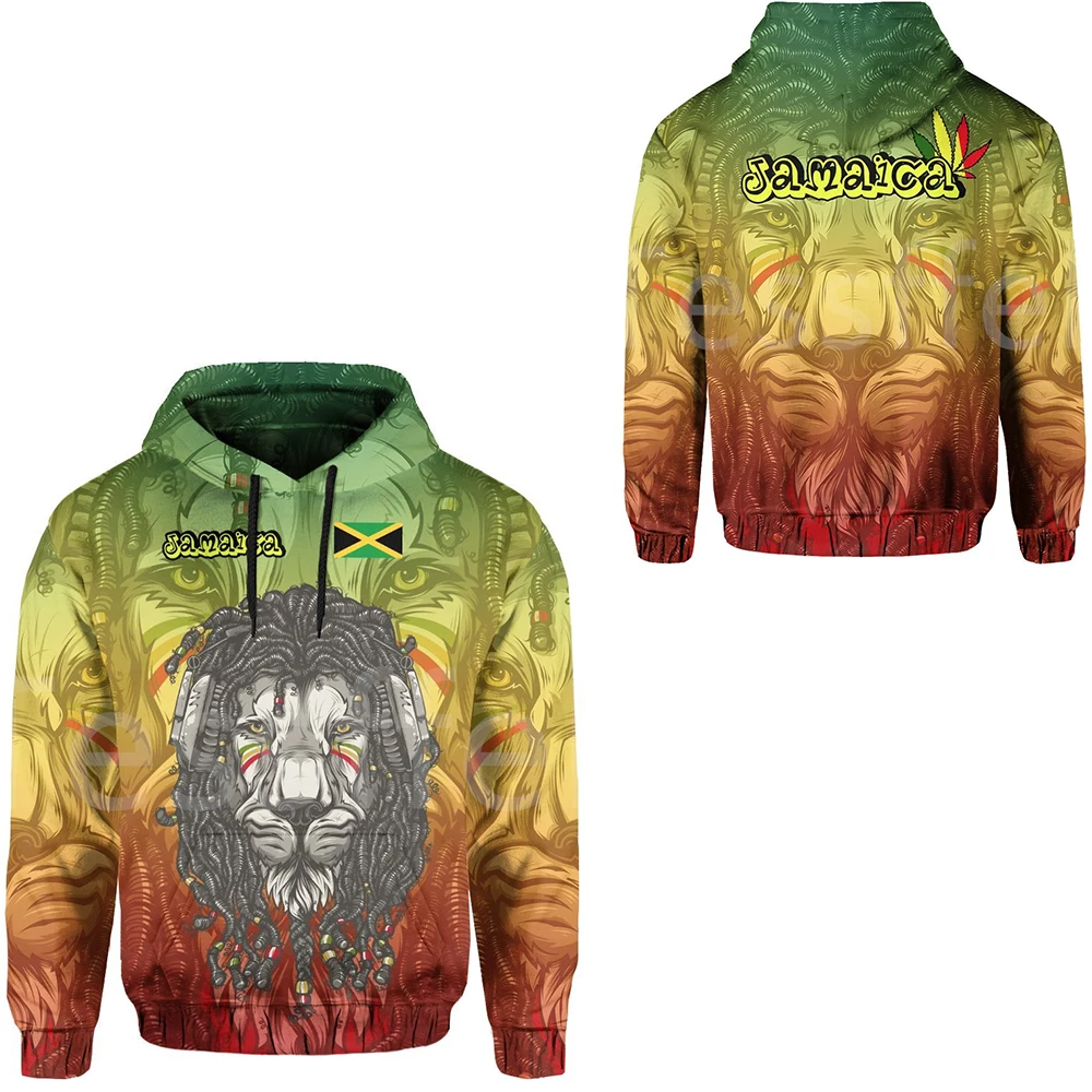 

Tessffel County Flag Africa Jamaica King Emblem Lion NewFashion Tracksuit 3DPrint Men/Women Streetwear Pullover Funny Hoodies 24