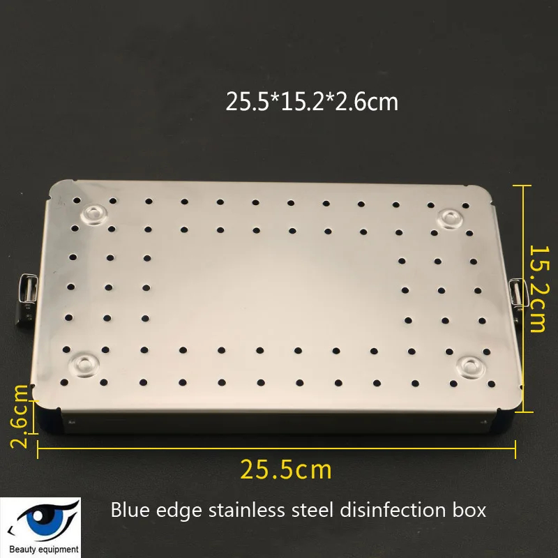 Imported silicone sterilization box instruments ophthalmic micro-instrument box high temperature and high pressure sterilizer st - Цвет: Светло-голубой