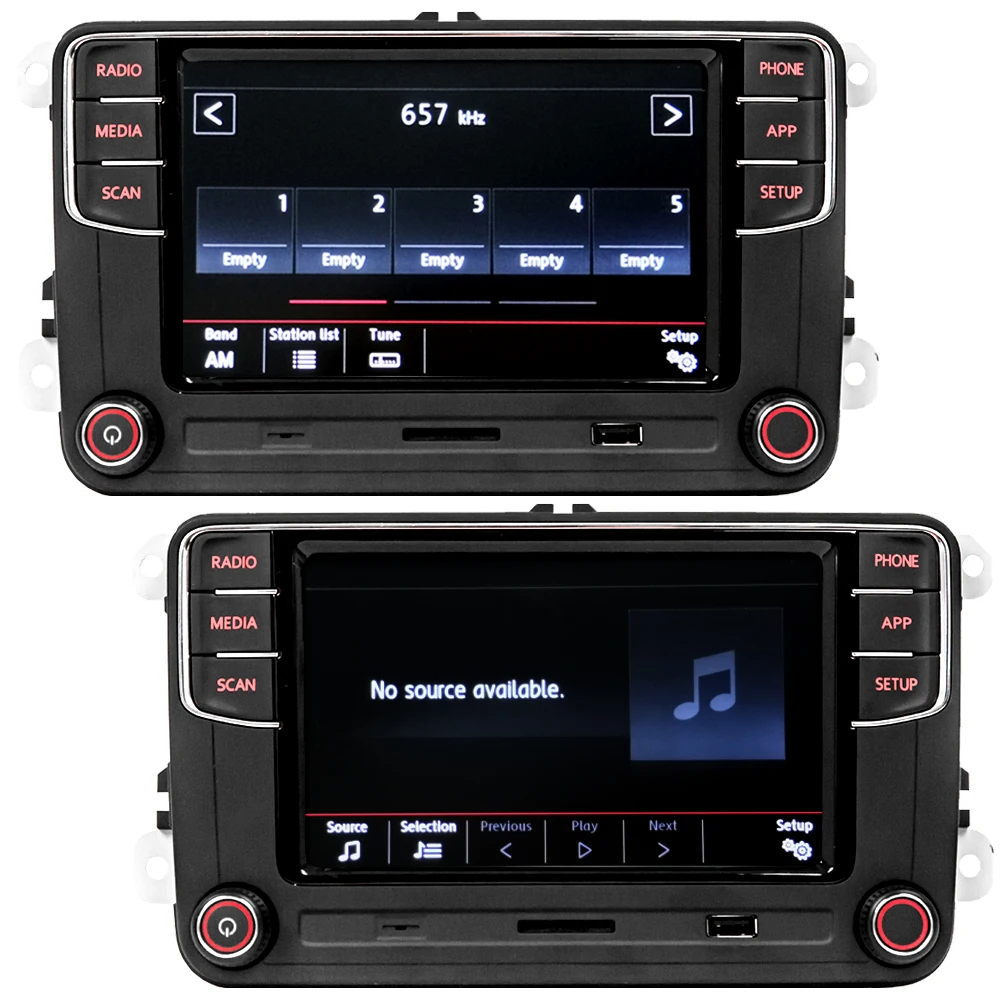 Автомобильная стереосистема RCD330 360 PRO Android Авто Carplay Mirrorlink BT SD USB для VW Golf Caddy Tiguan Touran