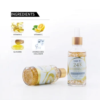 

24k Gold Liquid Facial Essence Hyaluronic Acid Anti-aging Essence Moisturizing Firming Brightening Skin