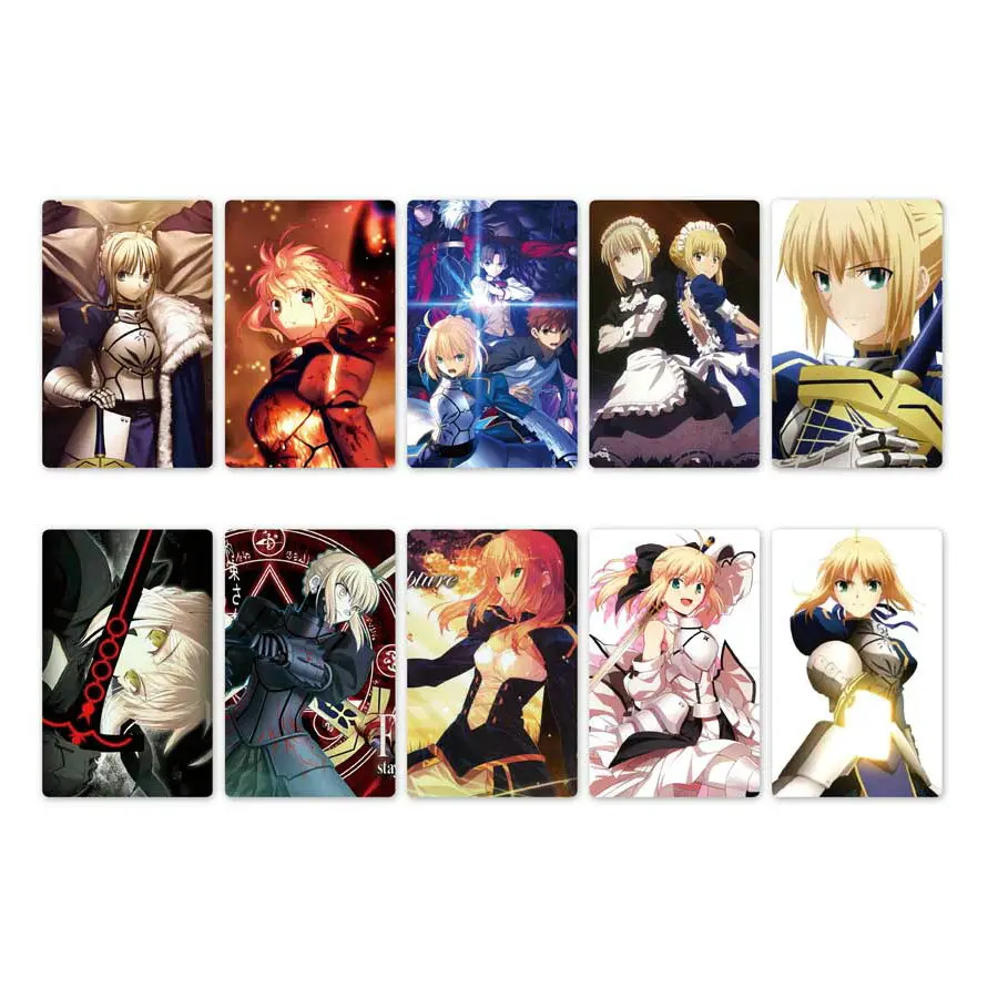 10 шт. Новое поступление аниме Fate/Stay Night Card стикер s DIY Водонепроницаемая крапленая карта наклейка Дети стикерные игрушки коллекция подарок