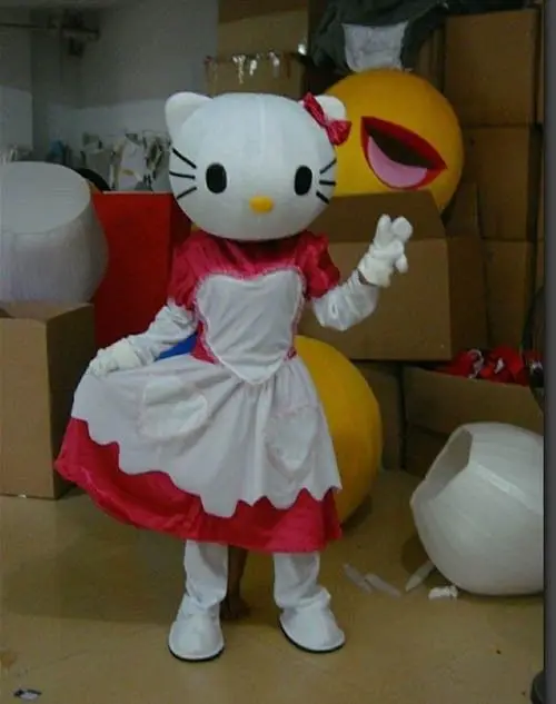 

New Version the heart cat princess Mascot Costume Adult Birthday Party Fancy Dress Halloween Cosplay Outfits Clothing Xmas