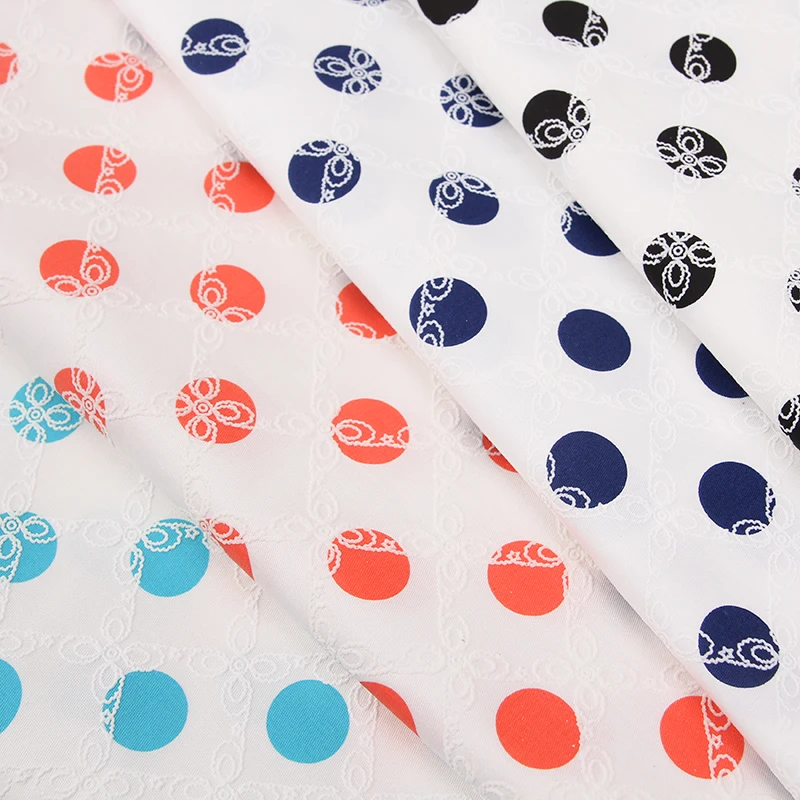 

Handmade DIY Ready-to-Wear Garment Material Twill Cotton Printed Micro-Elastic Butterflies and Polka Dots