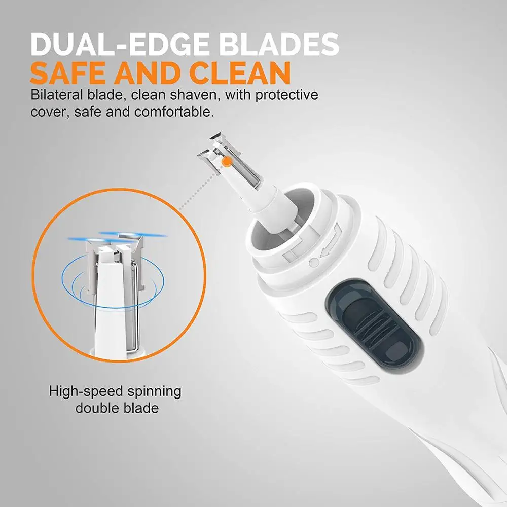 Ear Nose Hair Trimmer Clipper  Professional Painless Eyebrow and Facial Hair Trimmer for Men Women Hair Removal Razor mrs xie 4