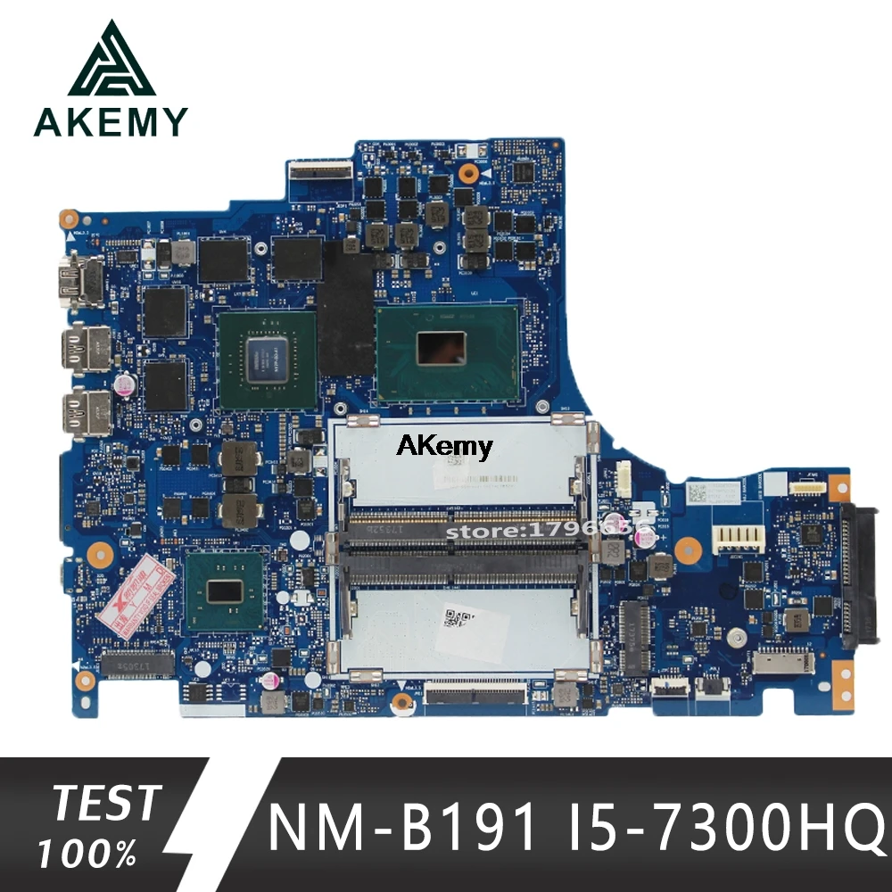 

DY512 NM-B191 Laptop motherboard for Lenovo Y520-15IKBN R720-15 original mainboard I5-7300HQ GTX1050 HM175