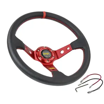 

Sport Steering Wheel Universal 4 inch PVC Leather Auto Racing Steering Wheels 3XUB