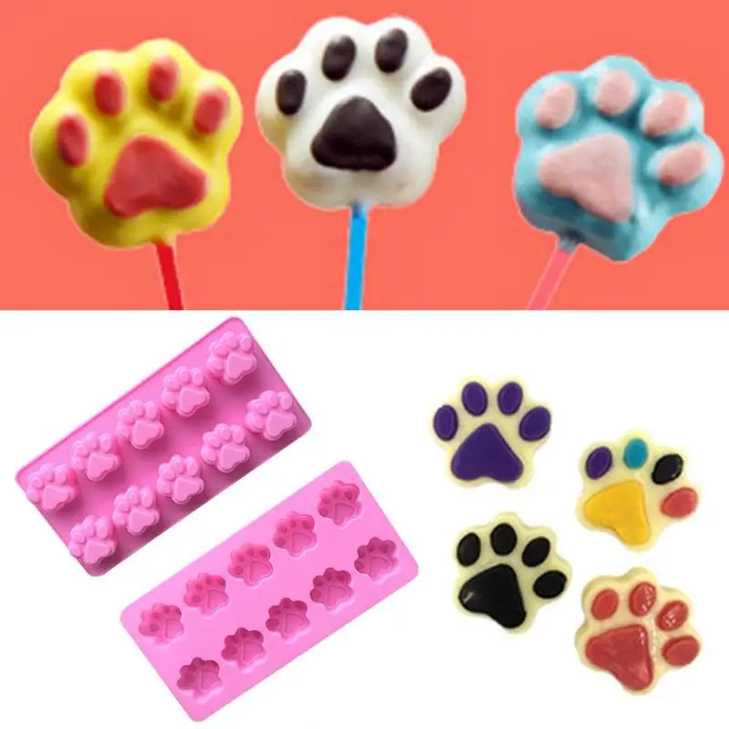 

Silicone Moule Chien Chat Patte Gteau Chocolat Cookie Cuisson Mold