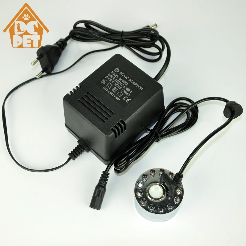 

Creative DC 24V Ultrasonic Mist Maker Fogger Water Fountain Pond Atomizer Room Air Humidifier For Fish Tank Aquarium Accessories
