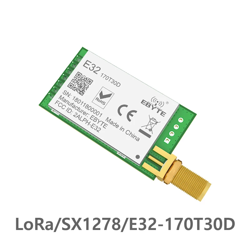 

E32-170T30D SX1278 module LoRa RF UART 170MHz 30dBm 1W 8.0km LoRa Wireless Transceiver Transmitter Receiver module