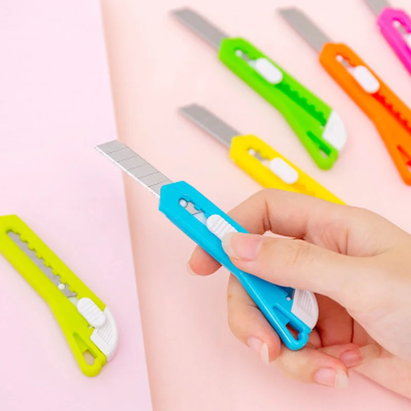 1 шт. универсальный нож Kawaii Канцелярские Принадлежности Детские ремесла универсальный нож милые канцелярские принадлежности для студентов товары для детского сада