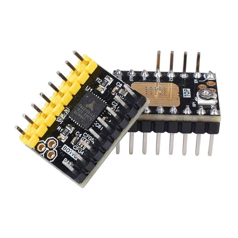 3d принтер Часть Stepstick Mute TMC2130 V3.0 шаговый двигатель драйвер с радиатором для SKR V1.3 Ramps 1,6 1,5 MKS GEN L Управление Boa