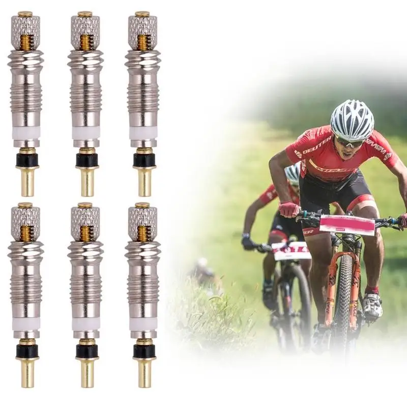 10 шт. велосипедный клапан сердечник MTB горный велосипед шины части шин велосипедный насос съемный сердечник воздушные аксессуары велосипедный клапан F6N7
