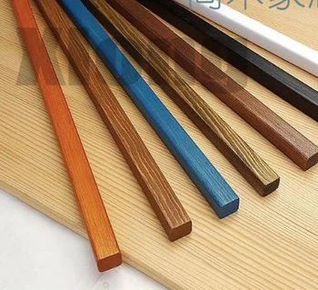 

10pcs 8x8x100mm Solid wood lumber wood stick（Color wood square）