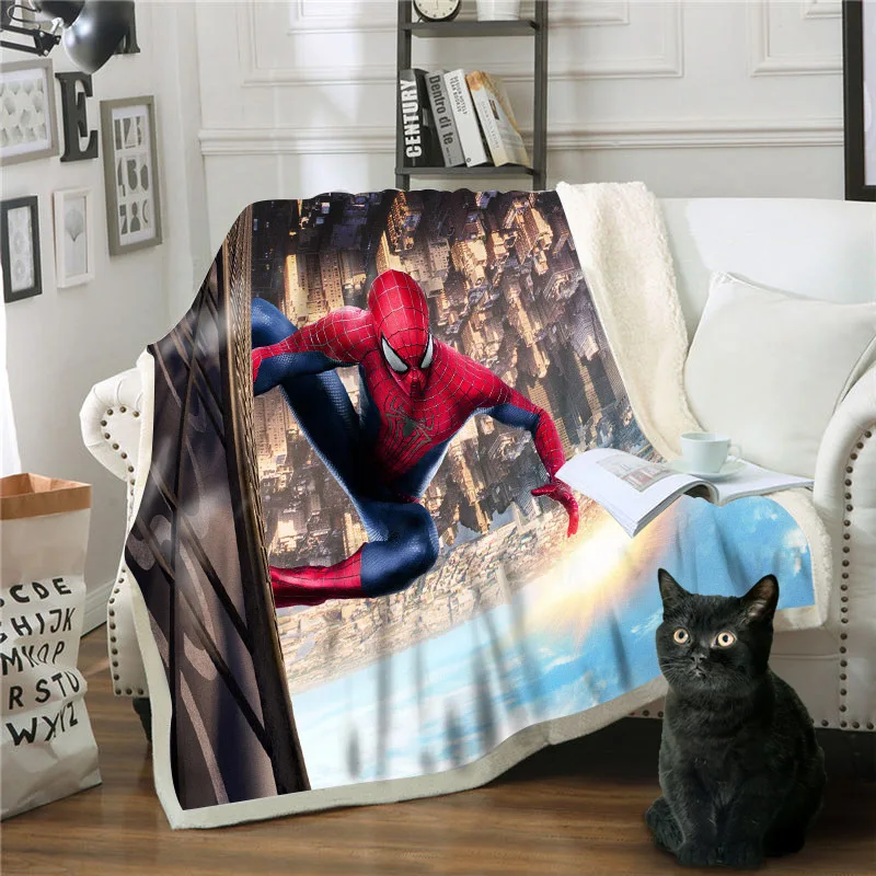 Аниме Spiderma Hero одеяло, коврик для сна, зимнее, для путешествий, дома, сна, спальни, одеяло для пикника - Цвет: Style 2