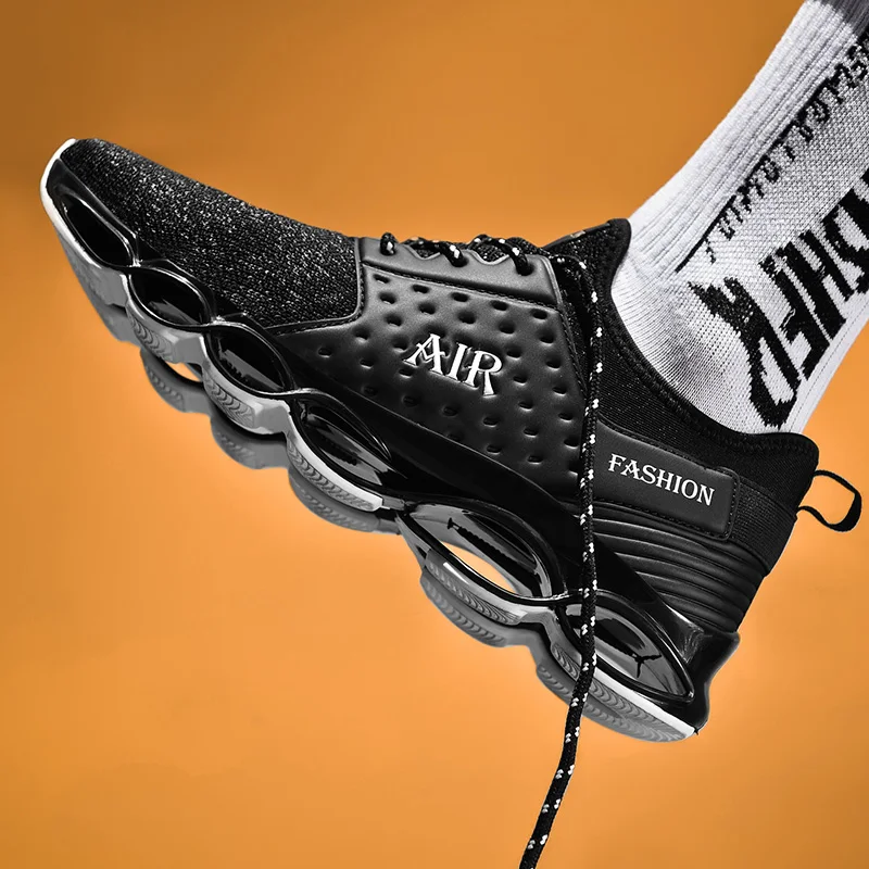 

Damyuan 2019 Autum New Fashion Men Flyweather Comfortable Breathable Non-leather Casual Blade Size 47 46 Height Increasing Shoes
