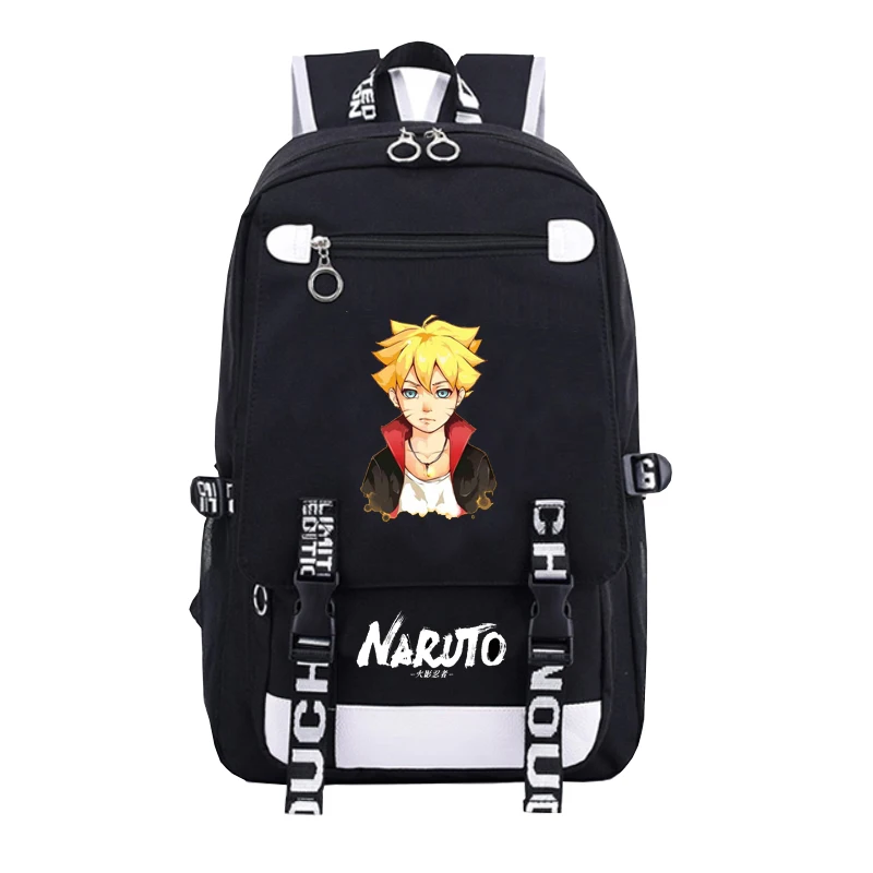 Аниме Наруто Uzumaki Uchiha Sasuke Косплей Рюкзак Студенческая школьная сумка на плечо для