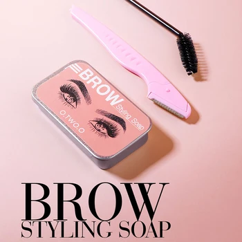 

Eyebrow Enhancers Set Gel Wild Eyebrow Styling Waterproof Trimmer Colorless Long-lasting Brows Tint Eyebrow Cream Makeup TSLM2