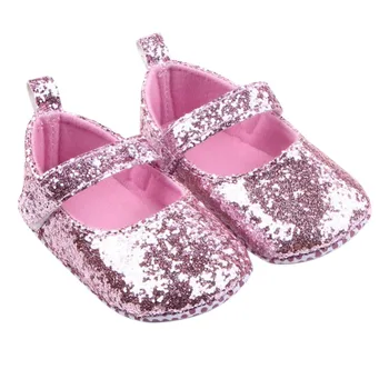 

0-12M Baby Girls Shoes Toddler Sequins Infant Soft Sole First Walker Cotton Shoes Soft Bottom