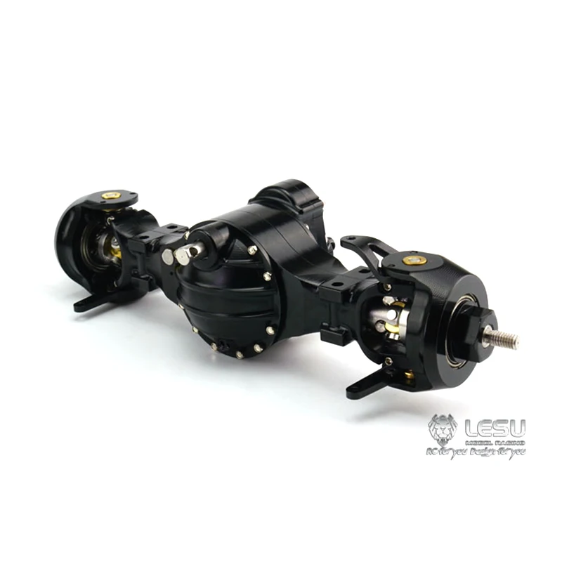1/14 металлический LESU передние сквозные оси блокировка дифференциала TAMIYA RC