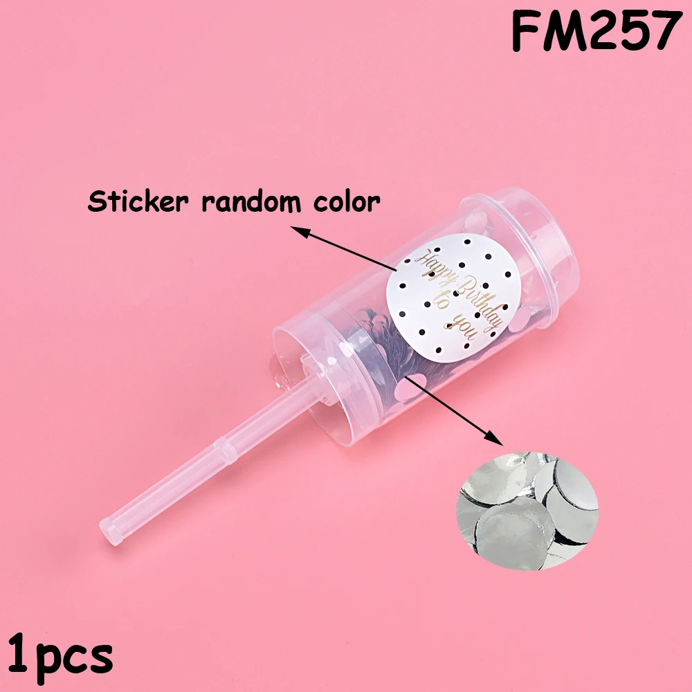 FM257 1 Набор, бумажные Мини Круглые Конфетти в горошек для свадьбы с днем рождения, вечерние конфетти - Цвет: FM257