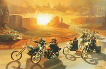 

EASY RIDER Movie Art Film Print Silk Poster Home Wall Decor 24x36inch