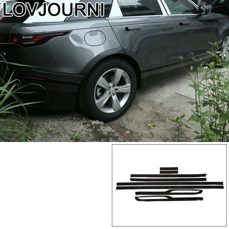 

Body Wing Mirror Outlet Air Conditioner Exterior Modified Automovil Sticker Strip Accessories Covers 18 19 FOR Range Rover Velar