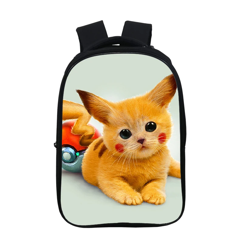 Рюкзак Пикачу Для мужчин 3D принт Покемон рюкзак Sac A Dos Kawaii Тетрадь, школьные рюкзаки для девочек-подростков, plecak рюкзак